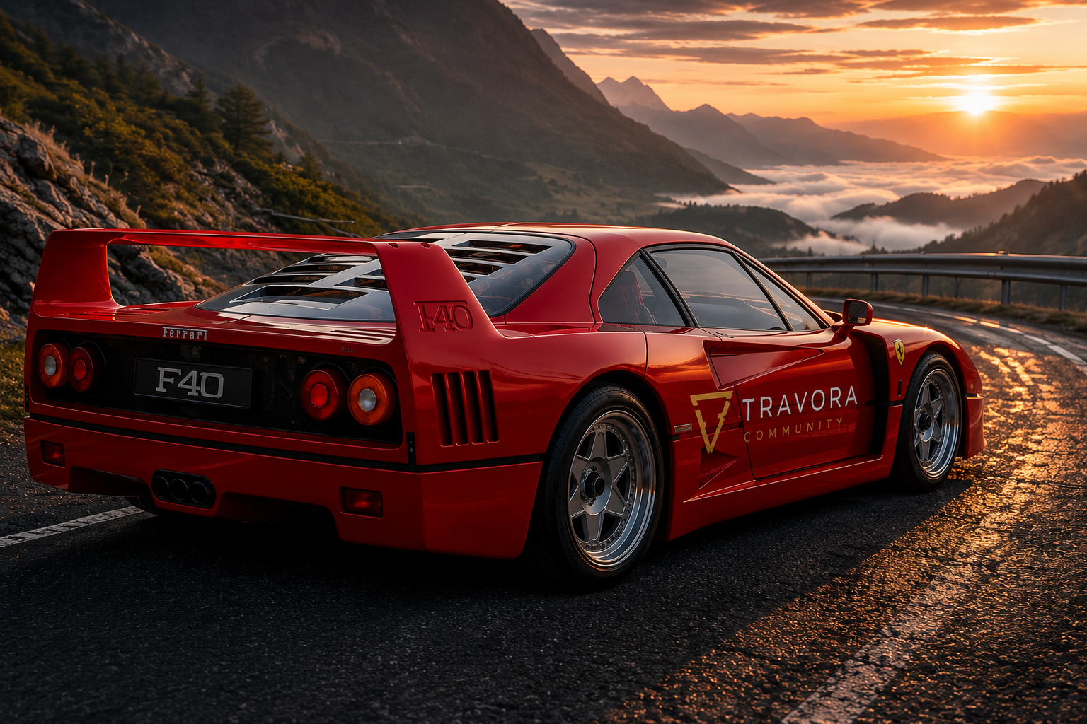 Einmal in einem Ferrari F40 mitfahren